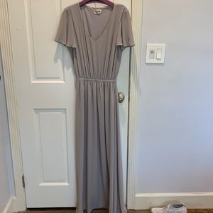 Bridesmaid dress in Dove Grey from Showmeyourmumu.